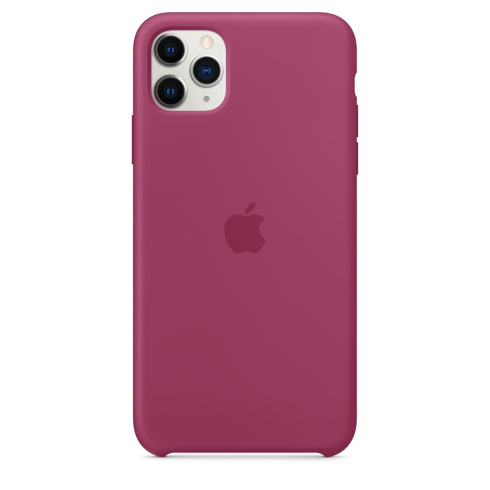 Apple Silicone Case для iPhone 11 Pro Max сочный гранат фото 1