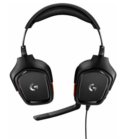 Logitech G332 черно-красный фото 1