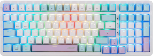 Acer OKW304 механическая белый USB Multimedia for gamer LED (ZL.KBDCC.01V) фото 8