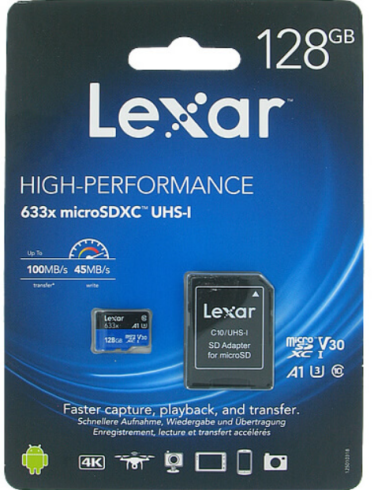 Lexar High-Performance 633x 128GB фото 3
