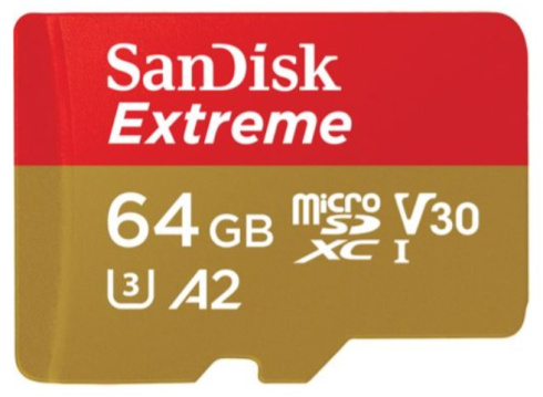 SanDisk Extreme microSDXC 64Gb фото 1
