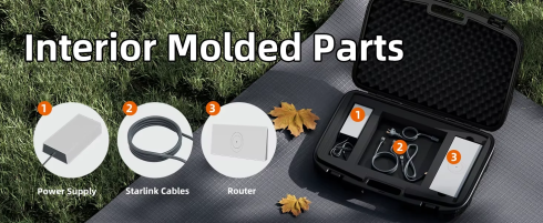 Starlink v4 портативный чехол уличный Жесткий Чехол для Starlink Gen 3 фото 5