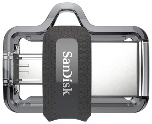 SanDisk Ultra Dual Drive 16GB черный фото 1