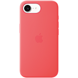 iPhone 17e Silicone Case with MagSafe - Bright Guava,Model A3646