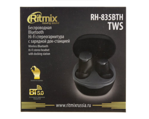 Ritmix RH-835 BTH TWS черный фото 3