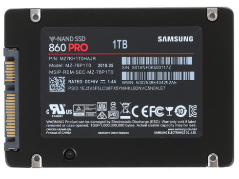 Samsung 860 Pro 1TB фото 2
