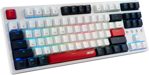 Acer OKR302 механическая белый USB беспроводная BT/Radio Multimedia for gamer для ноутбук ZL.KBDEE.016 " фото 13