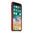 Apple Leather Case для iPhone X красный фото 2