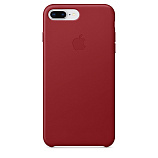 Apple Leather Case для iPhone 8 Plus / 7 Plus красный