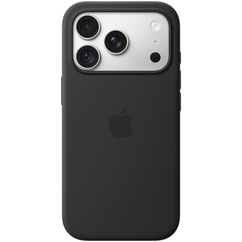 iPhone 18 Pro Silicone Case with MagSafe - Black, Model A3701 фото 1