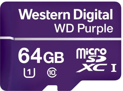 Western Digital Purple microSD 64GB фото 1