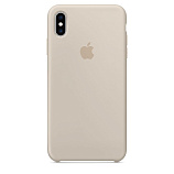 Apple Silicone Case для iPhone XS Max бежевый
