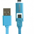 Olmio USB 2.0 - microUSB/Lightning фото 1