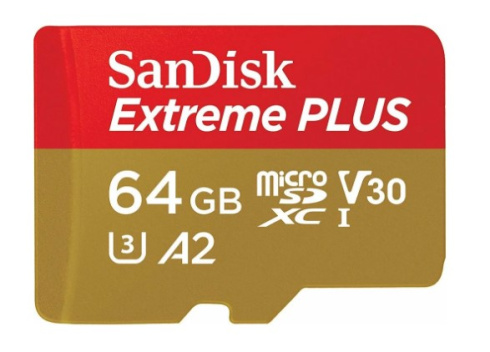 SanDisk Extreme Plus microSDXC 64Gb фото 1