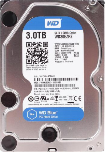 Western Digital Blue WD30EZRZ 3TB фото 1