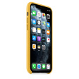 Apple Leather Case для iPhone 11 Pro лимонный сироп фото 2