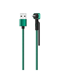 Olmio Stand USB 2.0 - Lightning зеленый