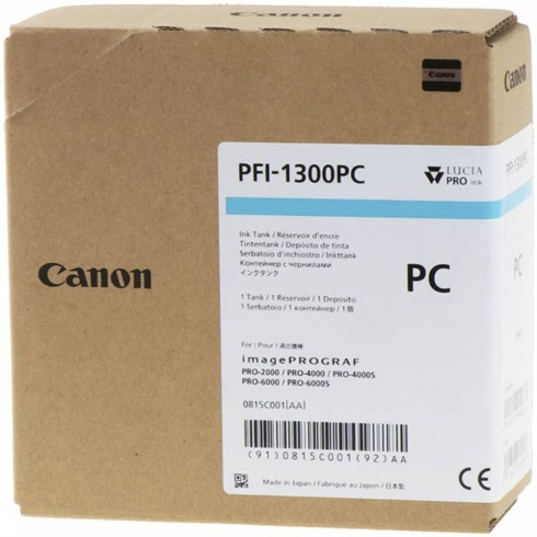 Canon PFI-1300 PC фото голубой фото 1