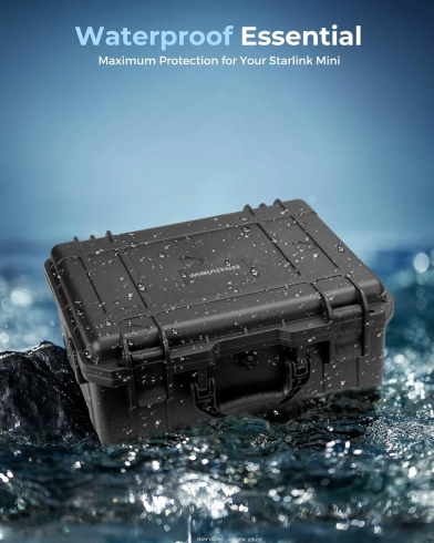 Starlink Mini IP67, водонепроницаемый, жесткий, портативный, защитный чехол для спутниковой антенны фото 4