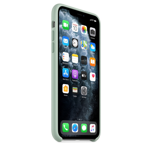 Apple Silicone Case для iPhone 11 Pro Max голубой берилл фото 2