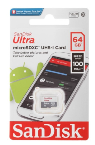 SanDisk Ultra microSDHC 64 Gb фото 2