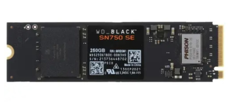 Western Digital Black SN750 SE 250GB фото 1