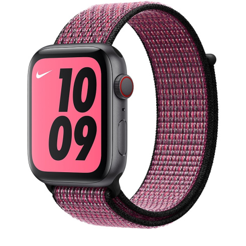 Apple Nike Sport Loop 44 мм розовый всплеск/пурпурная ягода фото 2
