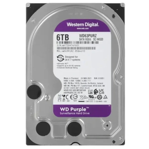 Western Digital Purple 6TB фото 1