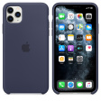 Apple Silicone Case для iPhone 11 Pro Max темно-синий фото 3