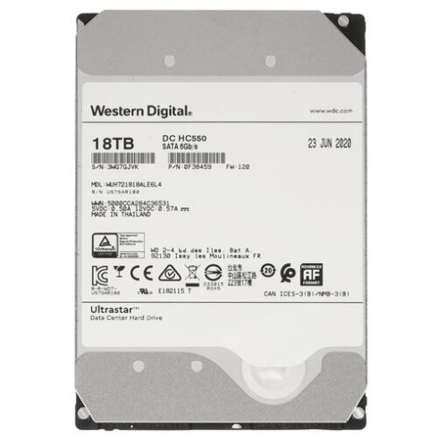Western Digital Ultrastar DC HC550 18TB фото 1