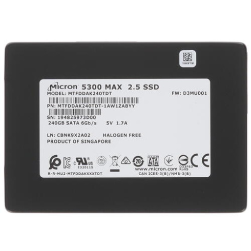 Micron 5300 MAX 240Gb фото 1