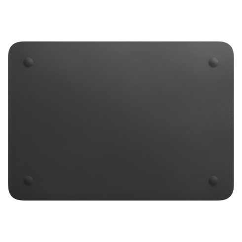 Apple Leather Sleeve для MacBook Pro 16″ черный фото 2
