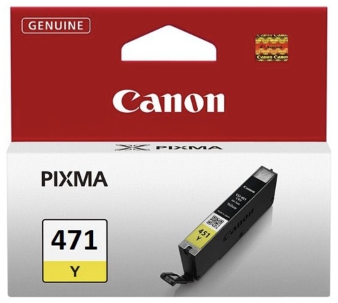 Canon CLI-471 Y желтый фото 1