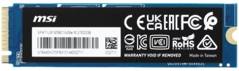MSI Spatium M390 500GB фото 2