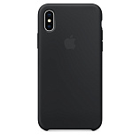 Apple Silicone Case для iPhone X черный