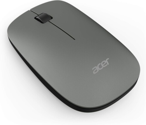 Acer Wireless Slim Mouse M502 WWCB, w/ Chrome logo, Space Gray (Retail pack) фото 1