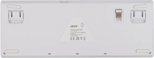 Acer OKR302 механическая белый USB беспроводная BT/Radio Multimedia for gamer для ноутбук ZL.KBDEE.016 " фото 2
