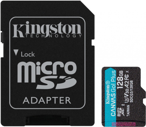 Kingston Canvas Go! Plus microSDHC 128GB фото 1