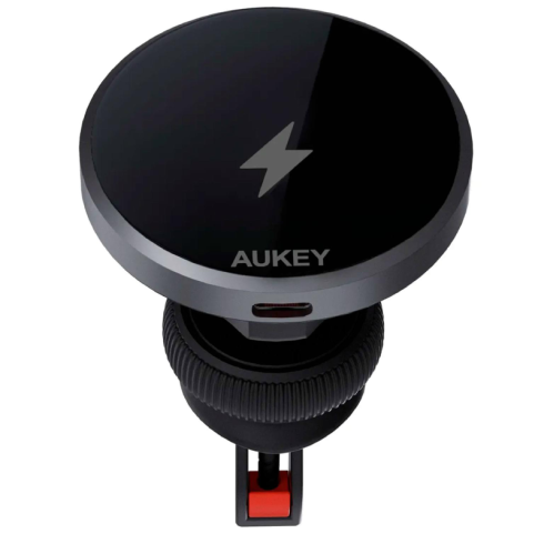 автомобильное Aukey MagFusion Dash HD-MC13 USB Type-C серый фото 3