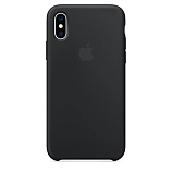 Apple Silicone Case для iPhone XS черный