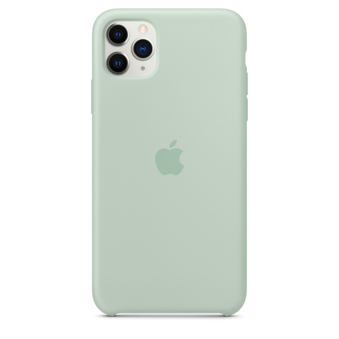 Apple Silicone Case для iPhone 11 Pro Max голубой берилл фото 1