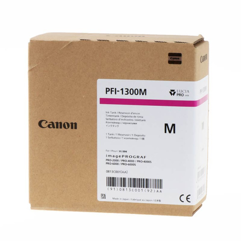 Canon PFI-1300 M пурпурный фото 1