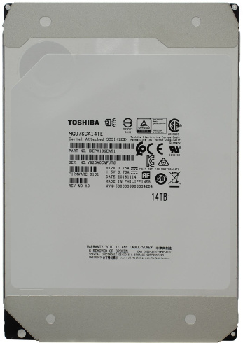 Toshiba Enterprise Capacity 14TB фото 1