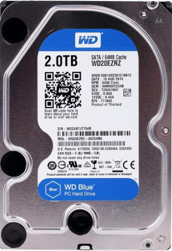 Western Digital Blue 2TB фото 1