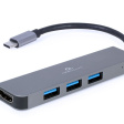 Cablexpert USB C на 3xUSB, HDMI3.0 фото 1
