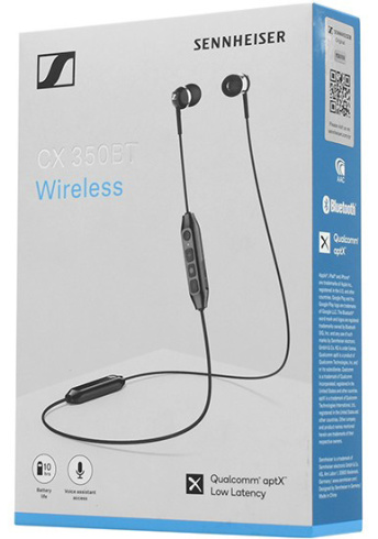 Sennheiser CX 350 BT черный фото 4