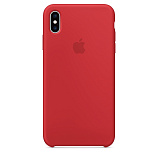 Apple Silicone Case для iPhone XS Max красный