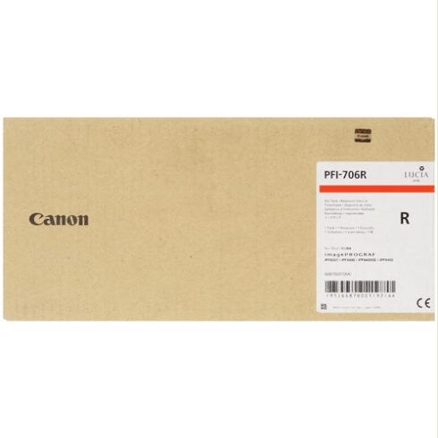 Canon PFI-706R красный фото 2