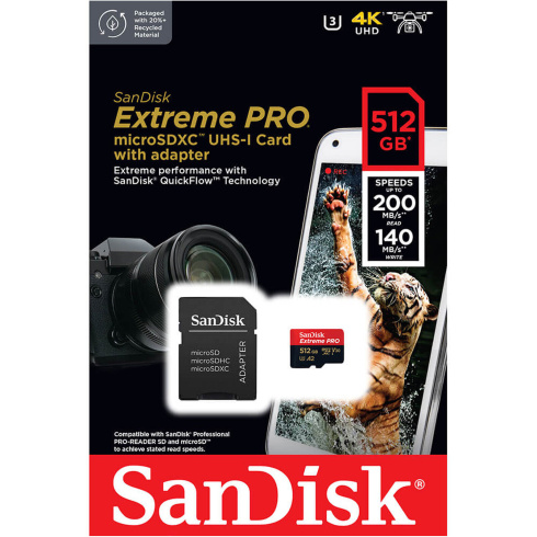 SanDisk Extreme Pro microSDXC 512 Gb фото 4