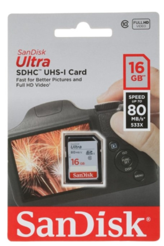 SanDisk Ultra SDHC 16Gb фото 2